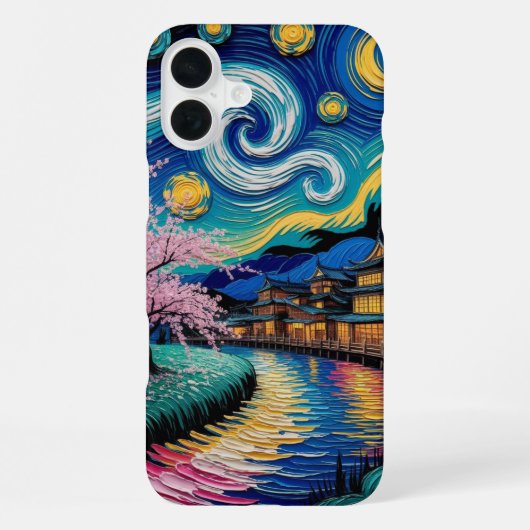 京都のゴッホ iPhoneケース (裏面)