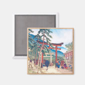 京都の名所 – 伏見稲荷の風景 マグネット (正面/裏面)