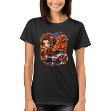 京都の夜の走り屋Tシャツ