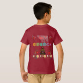 京都の夜祭り グローマルーン Tシャツ (裏面フル)