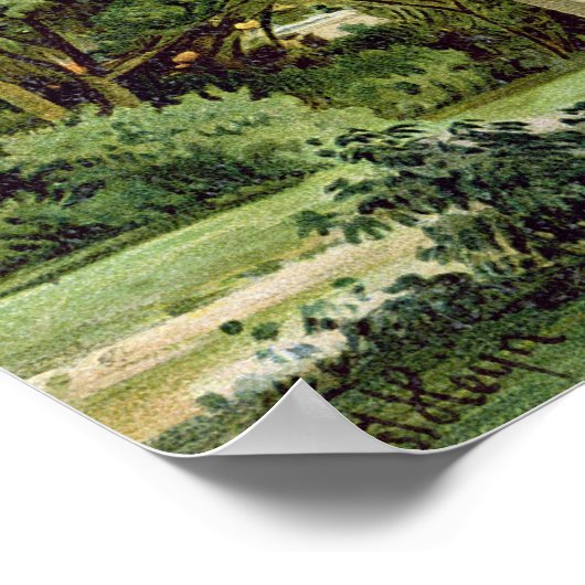 京都の寺院 ポスター (角)