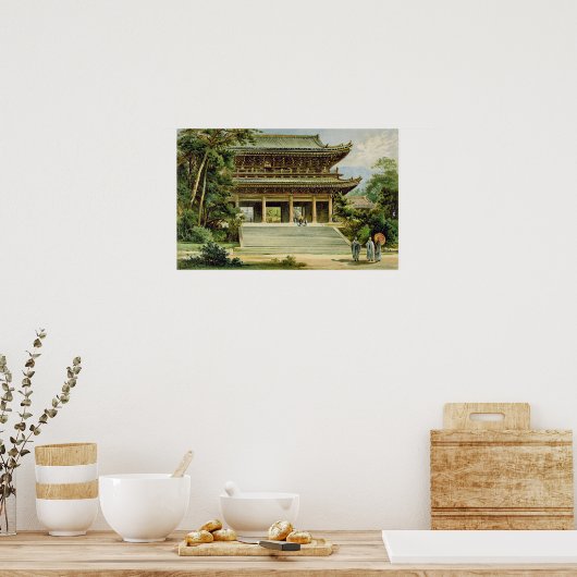 京都の寺院 ポスター (キッチン)
