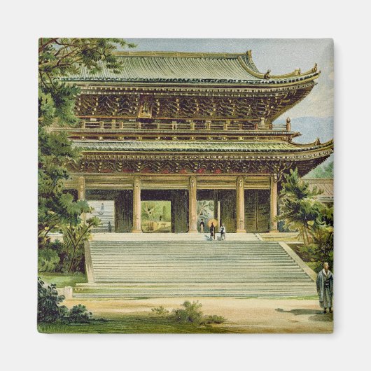 京都の寺院 マグネット (正面)