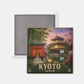 🧲 京都の思い出を大切に 🧲 マグネット (正面/裏面)