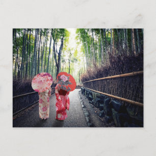 京都の竹林 ポストカード