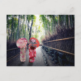 京都の竹林 ポストカード