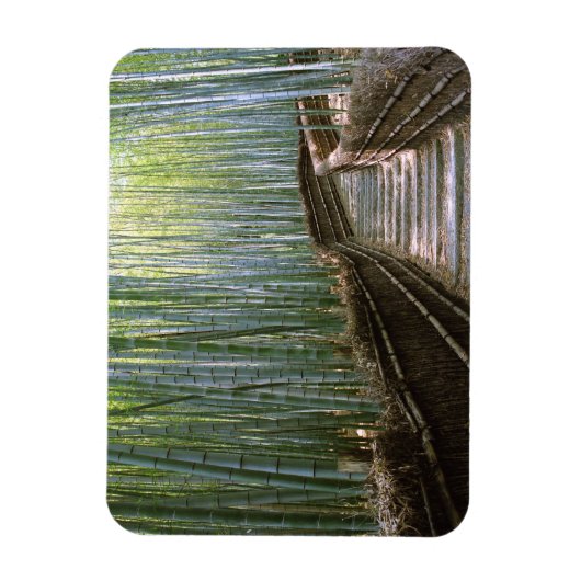 京都の竹林 マグネット (縦)