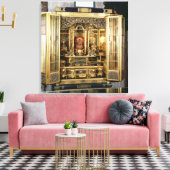 京都の陀美王の宮の仏壇 キャンバスプリント (インサイチュ (リビング))