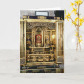 京都のDamioの宮殿からのButsudanの神社 カード (黄色い花)