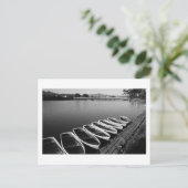 京都はがき嵐山の行船 ポストカード (スタンド正面)