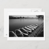 京都はがき嵐山の行船 ポストカード (正面/裏面)