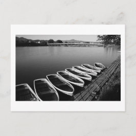 京都はがき嵐山の行船 ポストカード