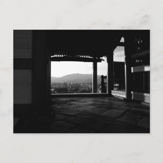 京都を見渡す ポストカード (正面)