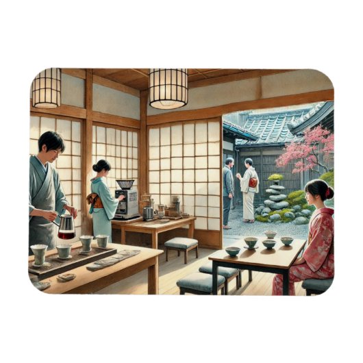 京都カフェ マグネット (横)