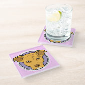 京都キューティエピコースター ガラスコースター (アングル)