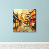 京都ダスク キャンバスプリント (インサイチュ (ウッドフロア))