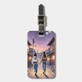 京都デュスクガールフレンズ ラゲッジタグ (正面縦)