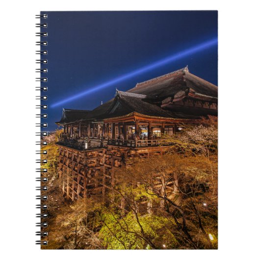 京都ナイトフォトジャパンランドスケープオフィスノート ノートブック (正面)