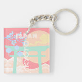 京都パステルトラベルアート キーホルダー (裏面)