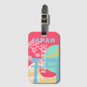 京都レトロ旅行芸術 ラゲッジタグ (正面縦)