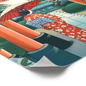 京都ヴィンテージ名勝 ポスター (角)