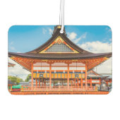 京都伏見稲荷大社外拝殿#2 カーエアーフレッシュナー (裏面)