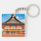 京都伏見稲荷大社外拝殿#2 キーホルダー (裏面)