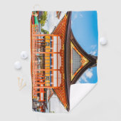 京都伏見稲荷大社外拝殿#2 ゴルフタオル (インサイチュ)