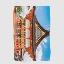 京都伏見稲荷大社外拝殿#2 ゴルフタオル