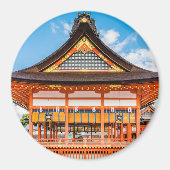 京都伏見稲荷大社外拝殿#2 マグネット (正面)