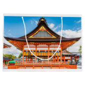 京都伏見稲荷大社外拝殿#2 ラージペーパーバッグ (裏面)