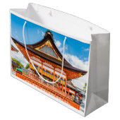 京都伏見稲荷大社外拝殿#2 ラージペーパーバッグ (裏面アングル)