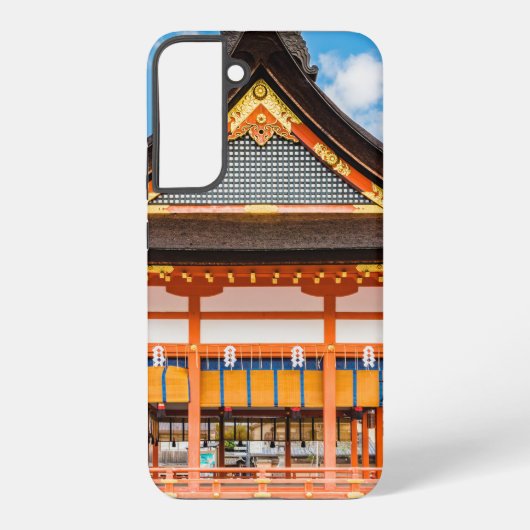 京都伏見稲荷大社外拝殿#2 SAMSUNG GALAXYケース (裏面)