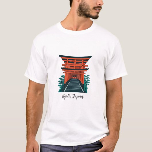 京都伏見稲荷大社 Tシャツ (正面)