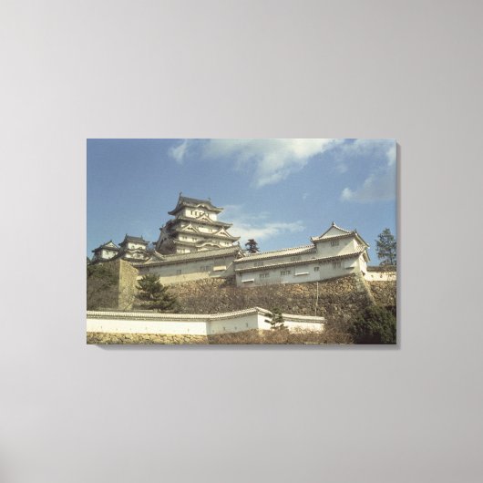 京都姫路城1609年完成 キャンバスプリント (正面)