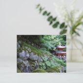 京都嵯峨野の小谷念仏寺の釈迦像のポストカード ポストカード (スタンド正面)