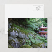 京都嵯峨野の小谷念仏寺の釈迦像のポストカード ポストカード (正面/裏面)