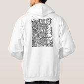 京都市地図 パーカ (裏面)