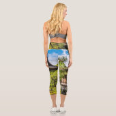 京都市銀閣寺本堂 カプリレギンス (裏面)