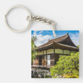 京都市銀閣寺本堂 キーホルダー (正面)