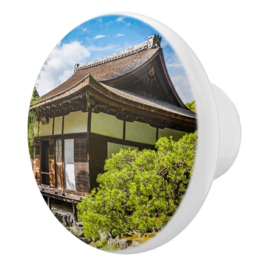 京都市銀閣寺本堂 セラミックノブ (右)