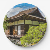 京都市銀閣寺本堂 ペーパープレート (正面)