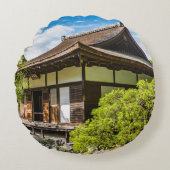 京都市銀閣寺本堂 ラウンドクッション (正面)