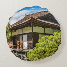 京都市銀閣寺本堂 ラウンドクッション