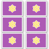 京都府国旗 シール (正面)