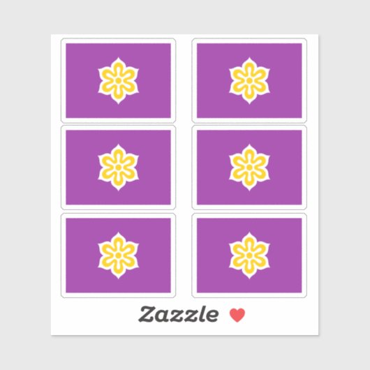 京都府国旗 シール (シート)