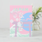 京都府観光芸術ピンク名門私立校風のアート シーズンカード (スタンド正面)