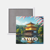 京都府観光金閣寺金閣 マグネット (正面/裏面)