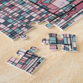 京都日本の地図 ジグソーパズル (側面)