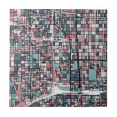 京都日本の地図 タイル (正面)